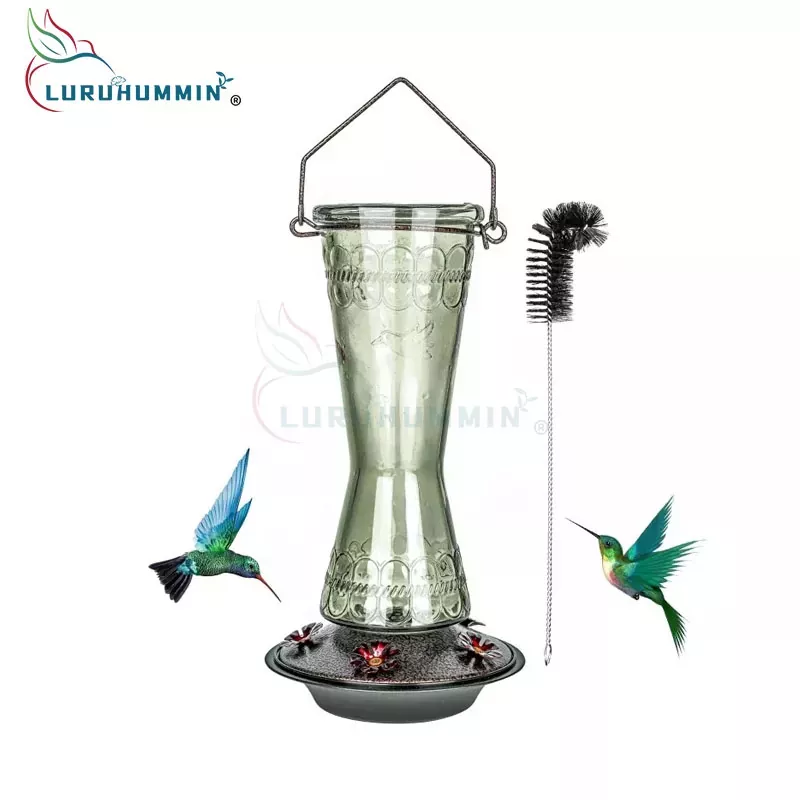 Metal Base Hummingbird Feeder